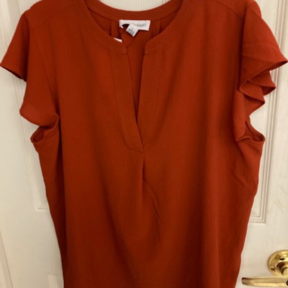 Calvin Klein Blouse Orange